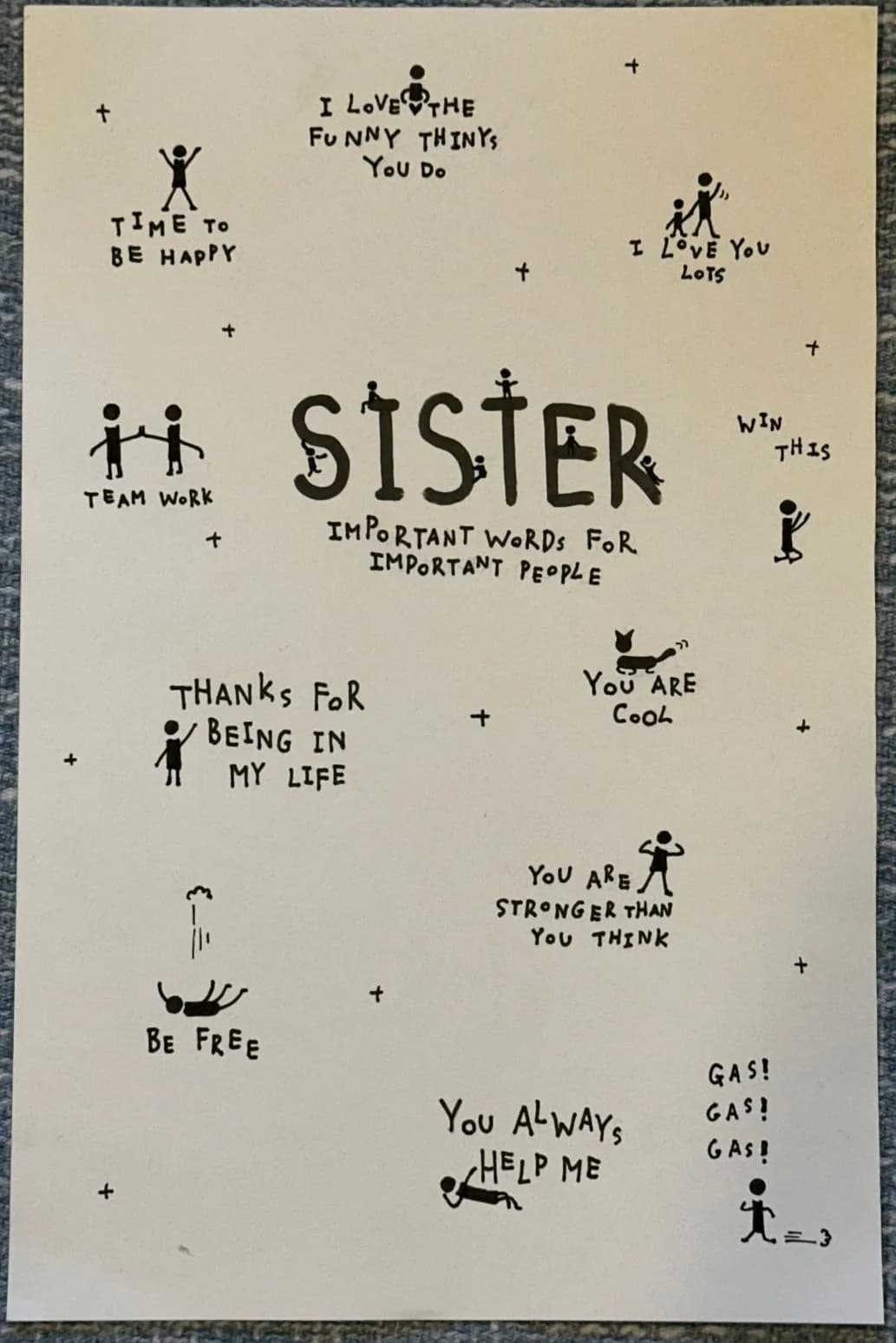 Birthday Card - Lucas Art - Original artwork by young artist Lucas