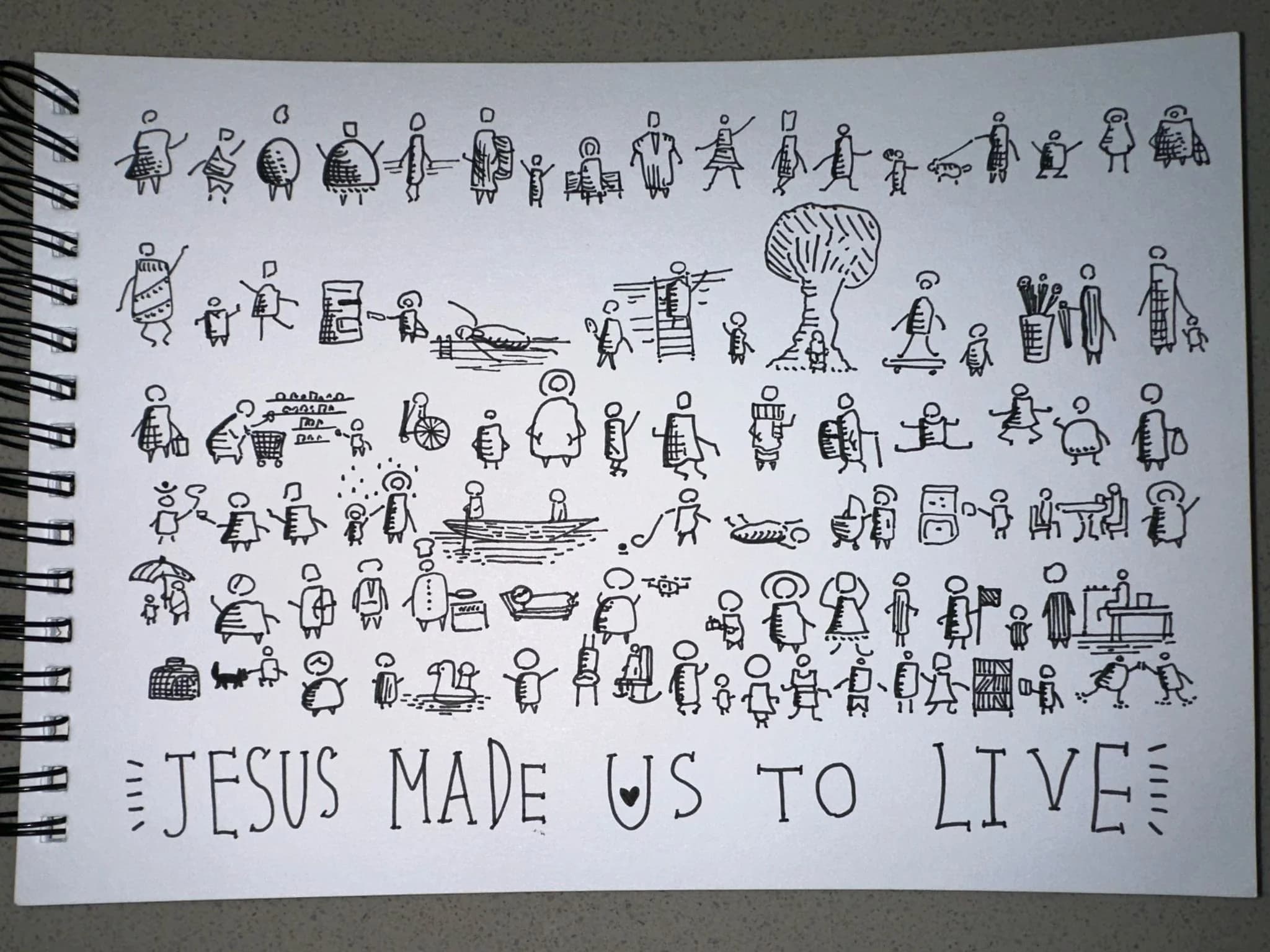 Human - Lucas Art - Original artwork by young artist Lucas